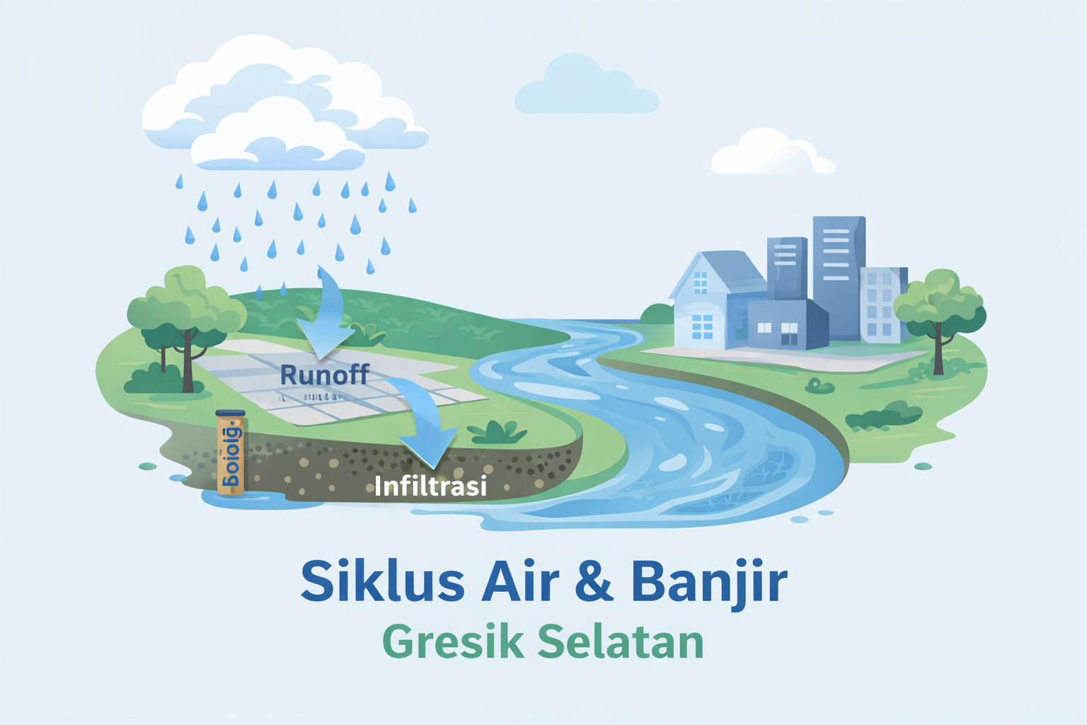 IPA Kelas 7 – Siklus Air &amp; Banjir (Biopori)